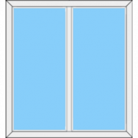 Fenster REHAU SYNEGO MD Zweiteilig ohne Ober-Unterlicht