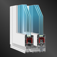 REHAU Synego Hebe-Schiebe-Türen