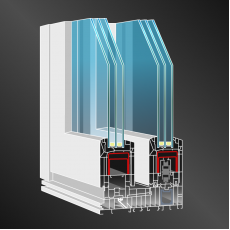 REHAU Synego Hebe-Schiebe-Türen