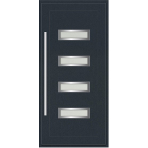 Haustür REHAU SYNEGO Typ H06 Türfüllung außen flügelüberdeckend 63mm 