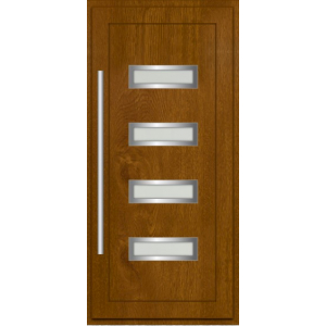 Haustür REHAU SYNEGO Typ H06 Türfüllung außen flügelüberdeckend 63mm 