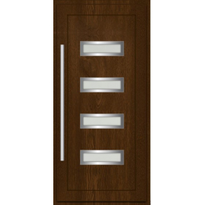 Haustür REHAU SYNEGO Typ H06 Türfüllung außen flügelüberdeckend 63mm 