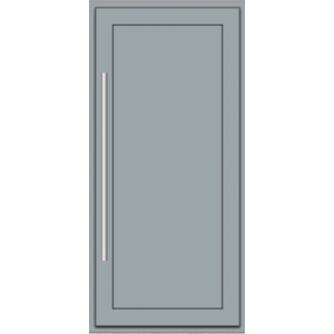 Haustür REHAU SYNEGO Typ L00 Türfüllung außen flügelüberdeckend 63mm 