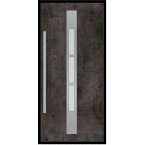 Haustür REHAU SYNEGO  Typ V17 Türfüllung außen flügelüberdeckend 63mm 