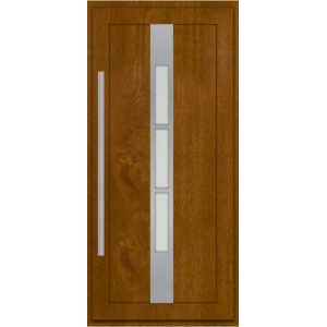 Haustür REHAU SYNEGO  Typ V17 Türfüllung außen flügelüberdeckend 63mm 