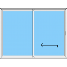 REHAU SLIDE Abstellschiebetüren Schiebe Links