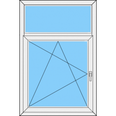 Fenster REHAU SYNEGO MD Einteilig dreh-kipp Links mit OL Fest