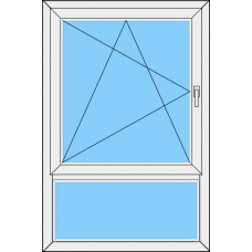 Fenster REHAU SYNEGO MD Einteilig dreh-kipp Links mit UL Fest