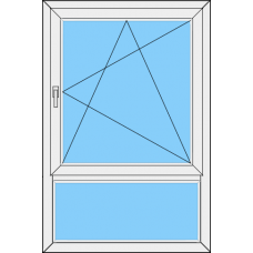 Fenster REHAU SYNEGO MD Einteilig dreh-kipp Rechts mit UL Fest
