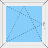 Fenster REHAU ED70 Einteilig dreh-kipp Links 