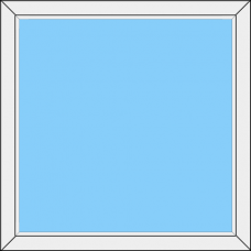 Fenster REHAU ED70 Einteilig Festverglasung Rahmen