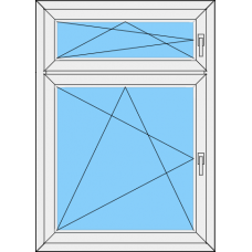 Fenster REHAU ED70 Einteilig dreh-kipp Links mit OL DKL