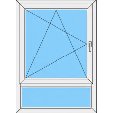 Fenster REHAU ED70 Einteilig dreh-kipp Links mit UL Fest