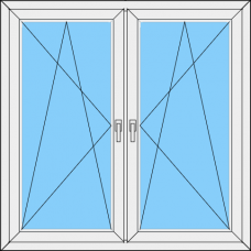 Fenster REHAU ED70 Zweiteilig DKL-DKR