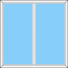 Fenster REHAU ED70 Zweiteilig Festverglasung