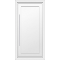 Haustür REHAU SYNEGO Typ L00 Türfüllung außen flügelüberdeckend 63mm 