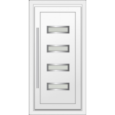 Haustür REHAU SYNEGO Typ H06 Türfüllung außen flügelüberdeckend 63mm 